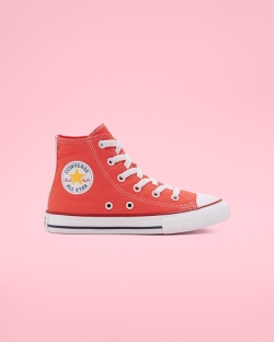 Converse Seasonal Color Chuck Taylor All Star Lány Magasszárú Piros/Fehér/Sötét/Piros | YZLNVTX-HU